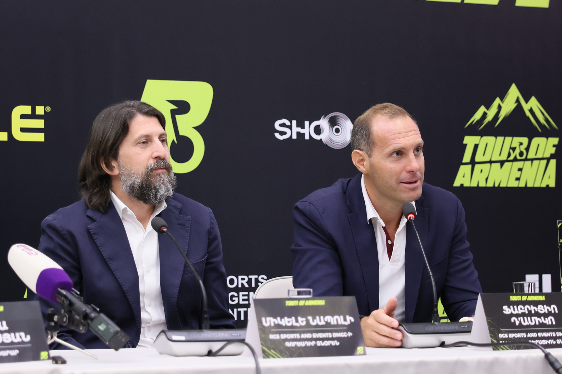 Michele Napoli and Fabrizio D’Amico of RCS Sports and Events